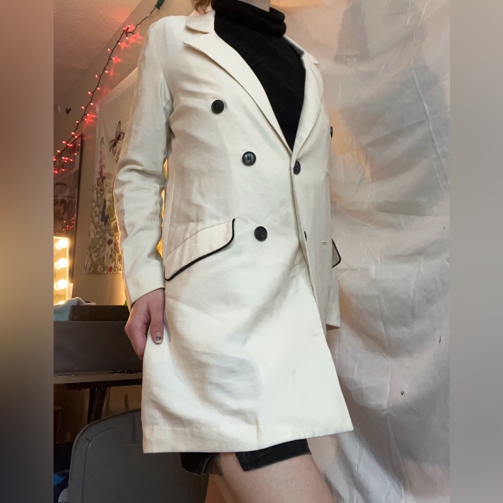ZARA Cream/White Jacket